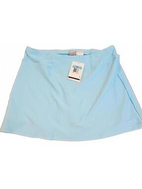 Nike Dri-Fit Med Skirt Skort Golf Tennis  Light Ice Blue Athletic New